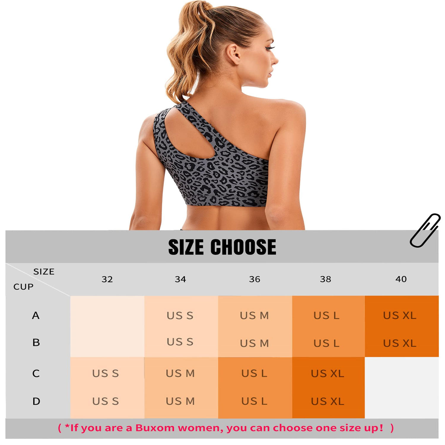  One Shoulder Sports Bra Removable Padded Yoga Bra Post-Surgery Wirefree Sexy Cute Workout Top Medium Support